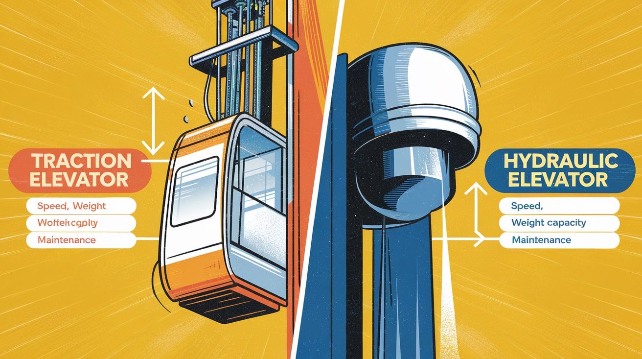 You are currently viewing Traction vs. Hydraulic Elevators: Which One Reigns Supreme